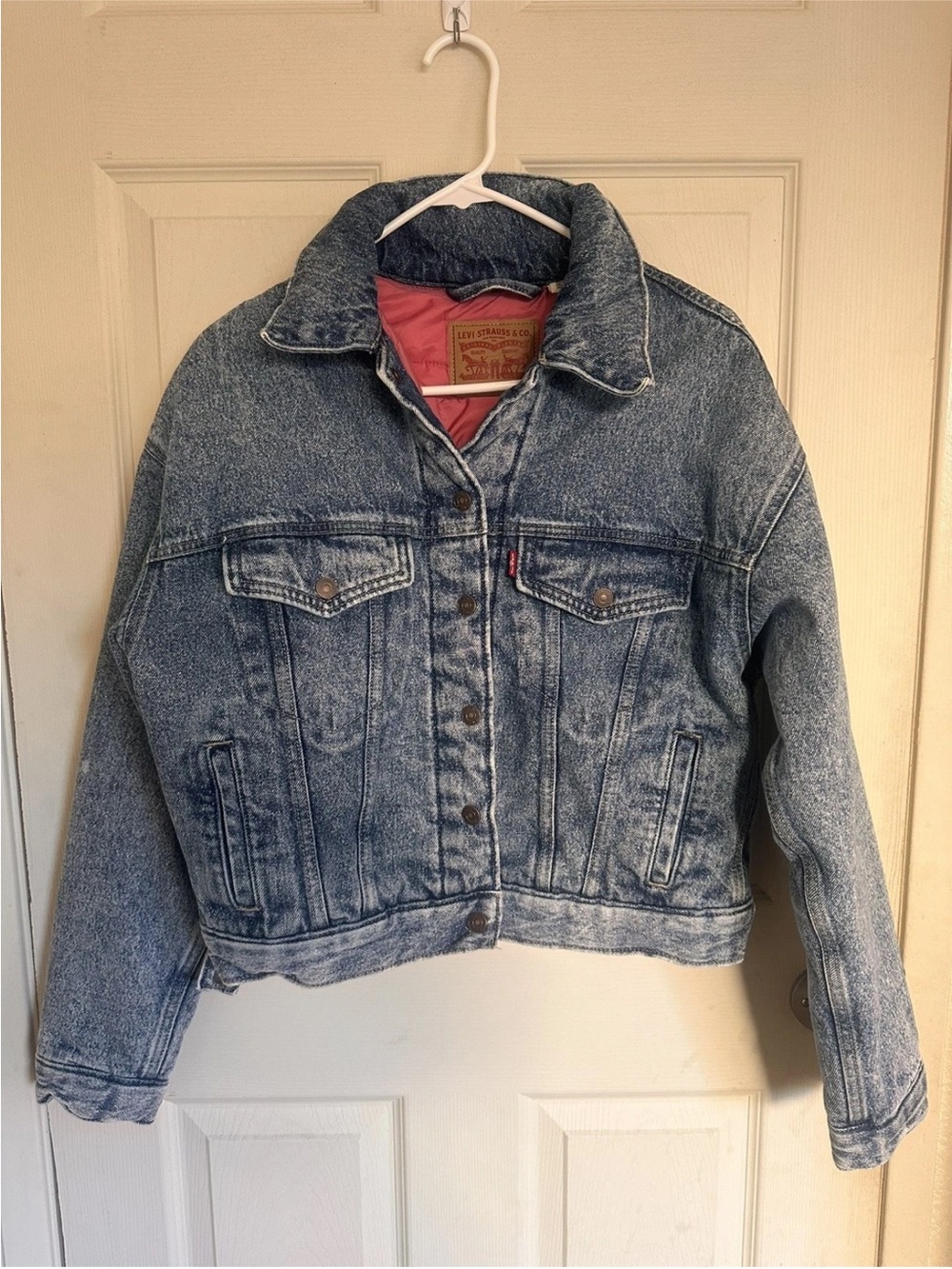 Levi's Women's Blue Denim Trucker Jacket Target size Small